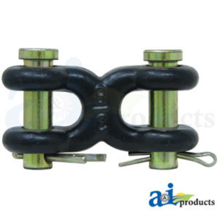 A & I Products Double Clevis, 3/8 3" x2" x1" A-ML02